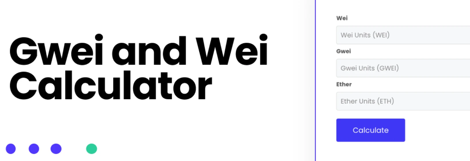 魏Wei单位怎么算？以太坊最小货币单位是什么？